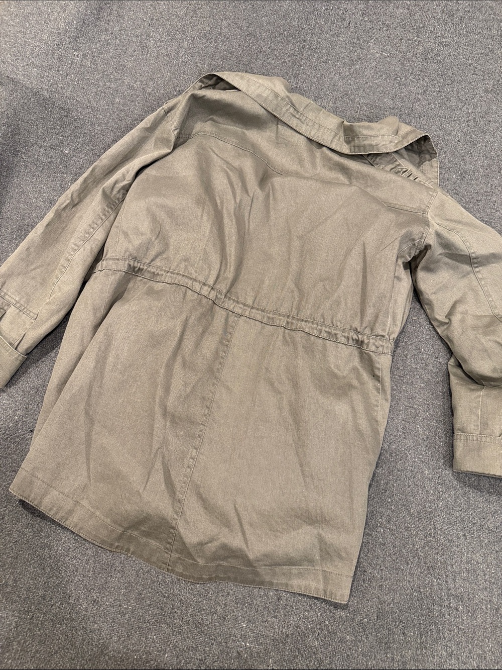 Halogen Olive Utility Drawstring Jacket XL - Picture 8 of 10